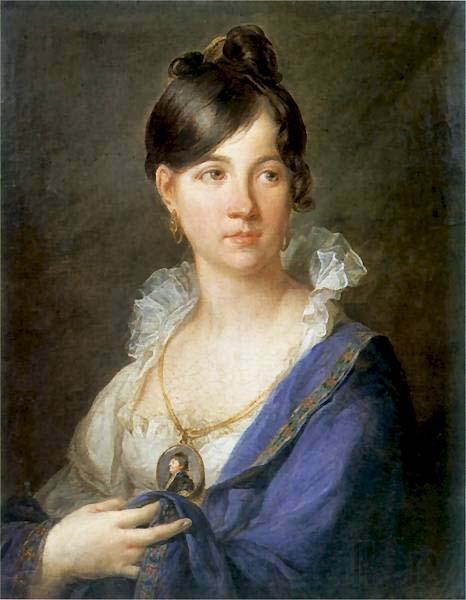 Franciszek Ksawery Lampi Portrait of Maria Magnuszewska nee Borakowska. Spain oil painting art